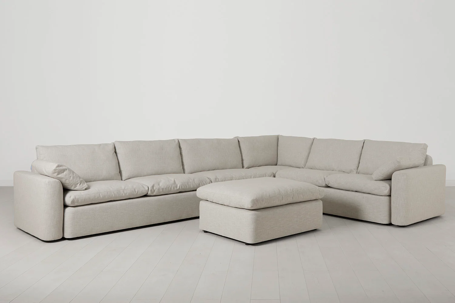 Model 13 Large Corner Sofa with Ottoman - Image 15