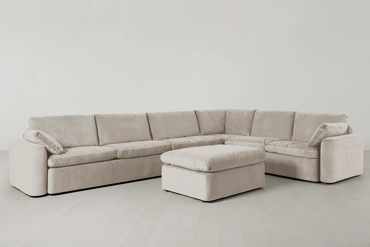 Model 13 Large Corner Sofa with Ottoman - Image 5