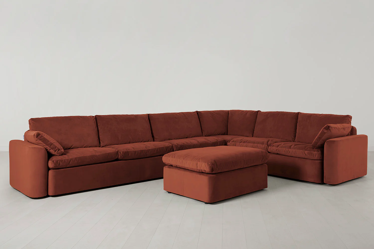Model 13 Large Corner Sofa with Ottoman - Image 9